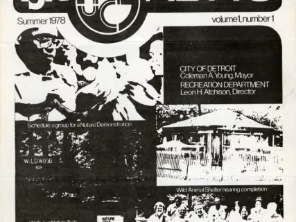Newsletter - Belle Isle Nature News, Vol. 1, No. 1, Summer 1978