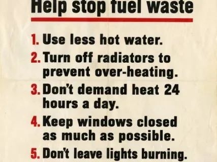 Poster - A Message to Our Tenants from the Government