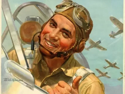 Poster - "you buy 'em we'll fly 'em!"