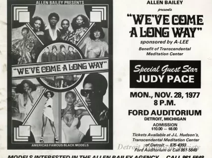 Poster - Allen Bailey presents "We've Come A Long Way"