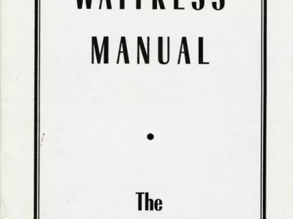 Manual, Employee - Waitress Manual