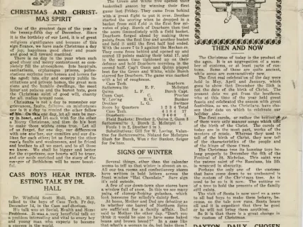 Newspaper - The Cass Technician, Vol. 2, No. 12, Dec. 19, 1923