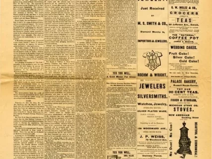 Newspaper - The Evening News, Number 1 (reprinted August 18, 1963)