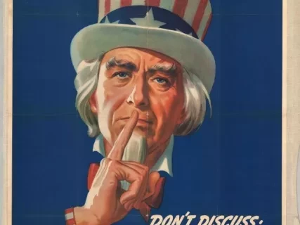 Poster - I'm Counting On You!  
Don't Discuss: Troop Movements, Ship Sailings, War Equipment