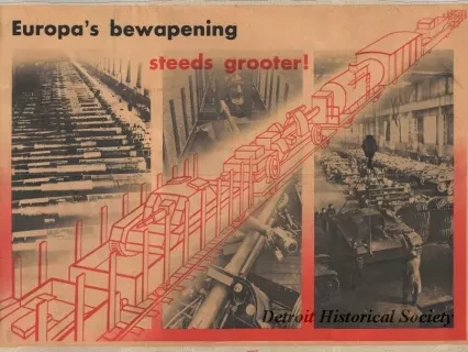 Poster - Europa's bewapening steeds grooter!
[Europe's weapons always greater!]