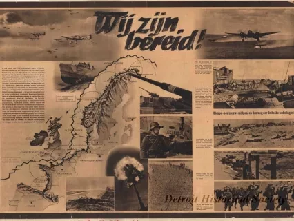 Poster - Wij zijn bereid! 
[We are willing!]