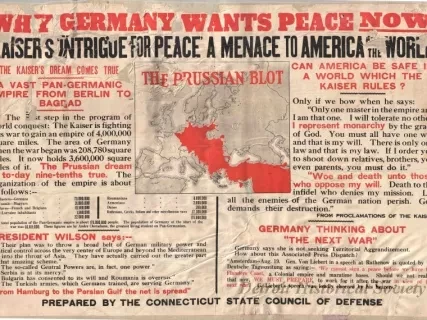 Poster - Why Germany Wants Peace Now