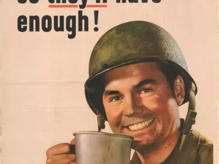 Poster - Do with less - so they'll have enough!
Rationing Gives You Your Fair Share