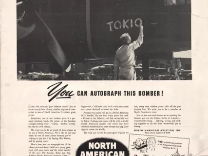 Poster - You Can Autograph This Bomber!