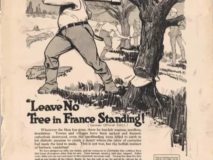 Poster - Leave No Tree in France Standing!
