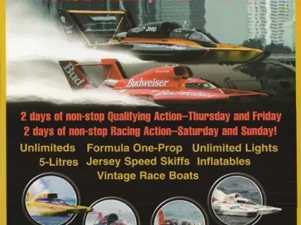 Poster - The Chrysler Jeep Detroit APBA 2001 Gold Cup