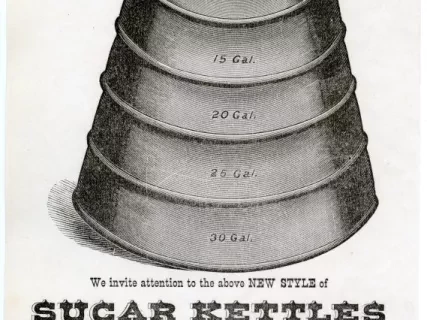 Advertisement - Shallow Sugar Kettles