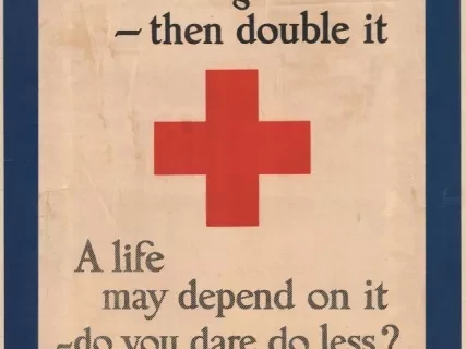 Poster - Think what you can afford to give - then double it.
