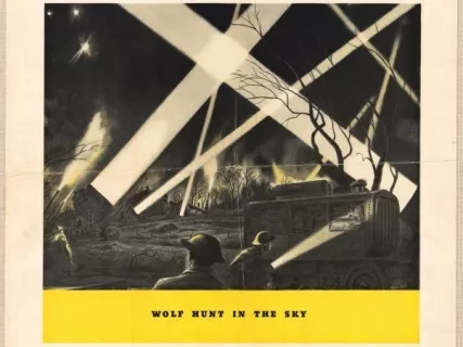 Poster - Wolf Hunt In The Sky