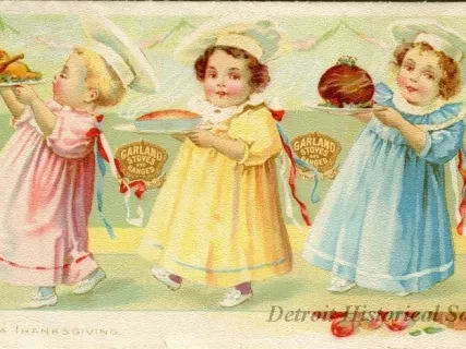 Card, Trade - For A Thanksgiving