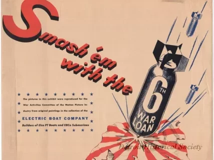 Poster - Smash 'em With the 6th War Loan
