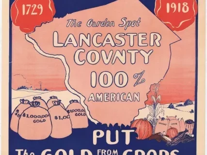 Poster - Shall We Allow This Record to Fail? 1729-1918
Put the Gold from Your Crops in Liberty.