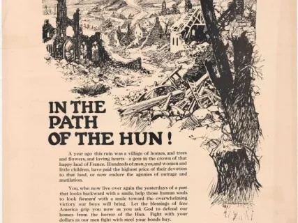 Poster - In the Path of the Hun