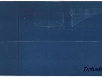 Blueprint - Steamers No. 144 and 145, Line Draft
[SS Eastern States and SS Western States]