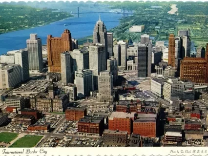 Postcard - International Border City