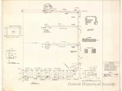 Drawing, Technical - Dr. No. 2,
Midship Section