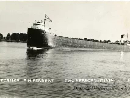 Postcard - Steamer A.H. FERBERT Two Harbors, MINN.