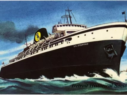 Postcard - S.S. SPARTAN