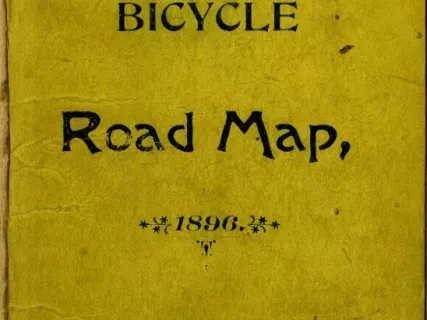 Cover, Map - The Detroit Free Press Bicycle Road Map, 1896