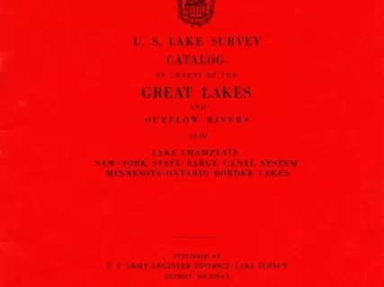 Catalog, Sales - U. S. Lake Survey Catalog of Charts of the Great Lakes