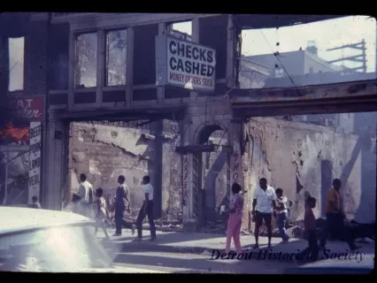 Transparency, Slide - 12th St. Checked Out