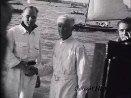 Film, Motion Picture - Gar Wood 1938. Lansing, Mich.