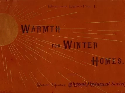 Booklet - Heat and Light - Part I
Warmth for Winter Homes