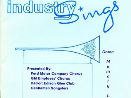 Program - 34th Annual Presentation of Industry Sings