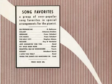 Music, Sheet - Because