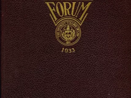 Yearbook - The Forum, 1933