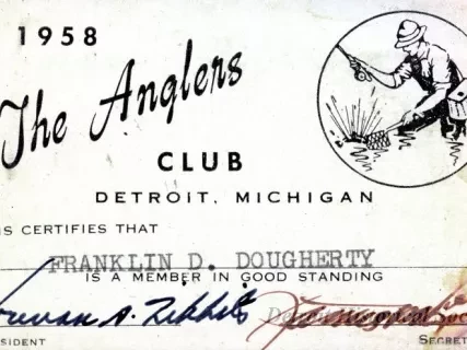 Card, Membership - The Anglers Club