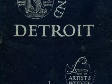 Booklet - All Around Detroit: A Narrative Pictorial History to Points of Interest