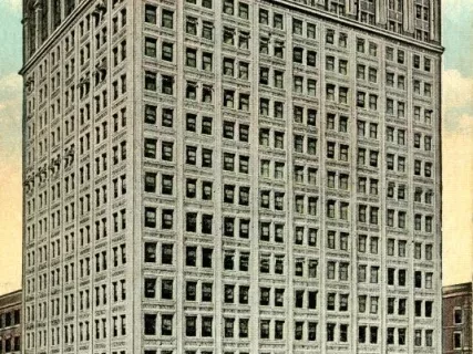 Postcard - Ford Building, Detroit, Mich.