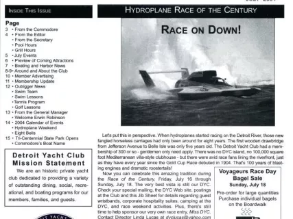 Newsletter - Jib Sheet