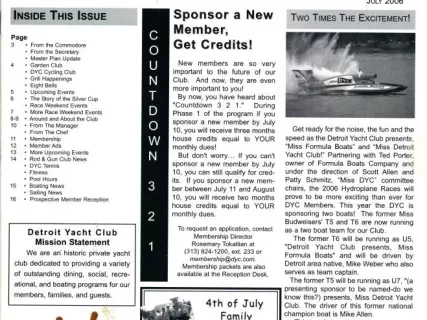 Newsletter - Jib Sheet