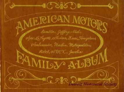 Book - American Motors Family album