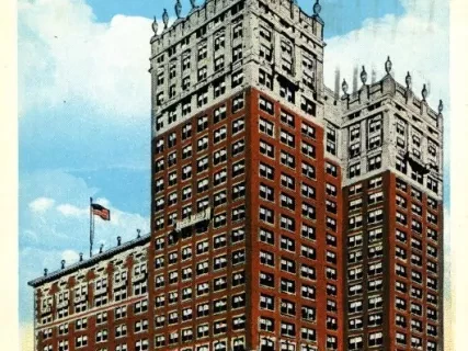 Postcard - Hotel Fort Shelby, Detroit, Michigan