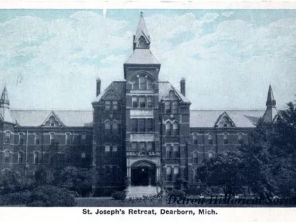 Postcard - St. Joseph's Retreat, Dearborn, Mich.