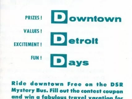 Brochure - Downtown Detroit Days