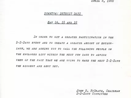 Letter - News Bulletin
Central Business District Association