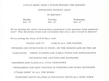 Letter - News Bulletin
Central Business District Association