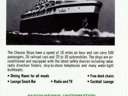 Brochure - Chessie System
Lake Michigan Autoferry Service