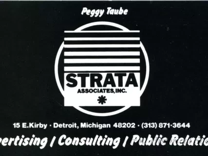 Card, Business - Peggy Taube
Strata Associates, Inc.