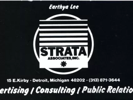 Card, Business - Earthya Lee
Strata Associates, Inc.
