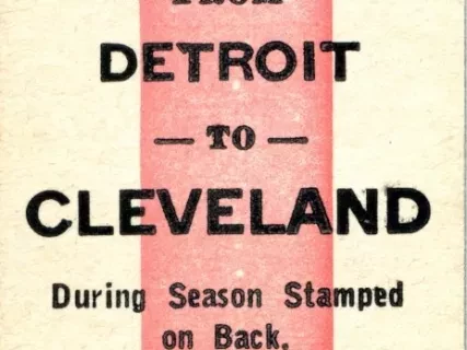 Ticket, Transportation - D&C Lake Lines